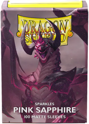 DRAGON SHIELD SLEEVES MATTE PINK SAPPHIRE 100CT | Jack's On Queen