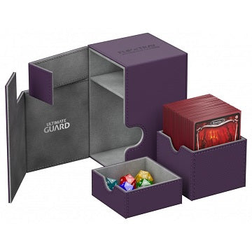 UG FLIP N TRAY DECK CASE MONOCOLOR PURPLE 100+ | Jack's On Queen