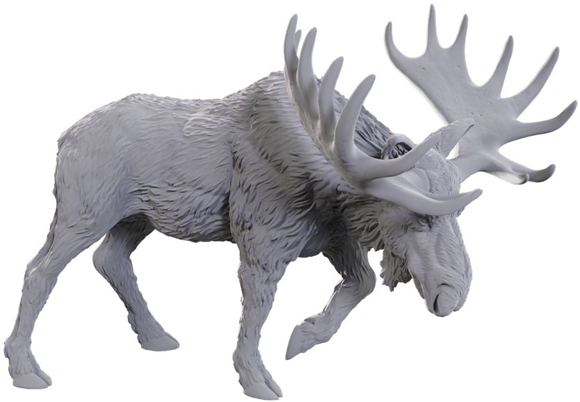 WIZKIDS UNPAINTED MINIS WV25 BULL MOOSE | Jack's On Queen