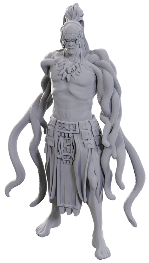 DND UNPAINTED MINIS WV25 YUAN-TI PIT MASTER | Jack's On Queen