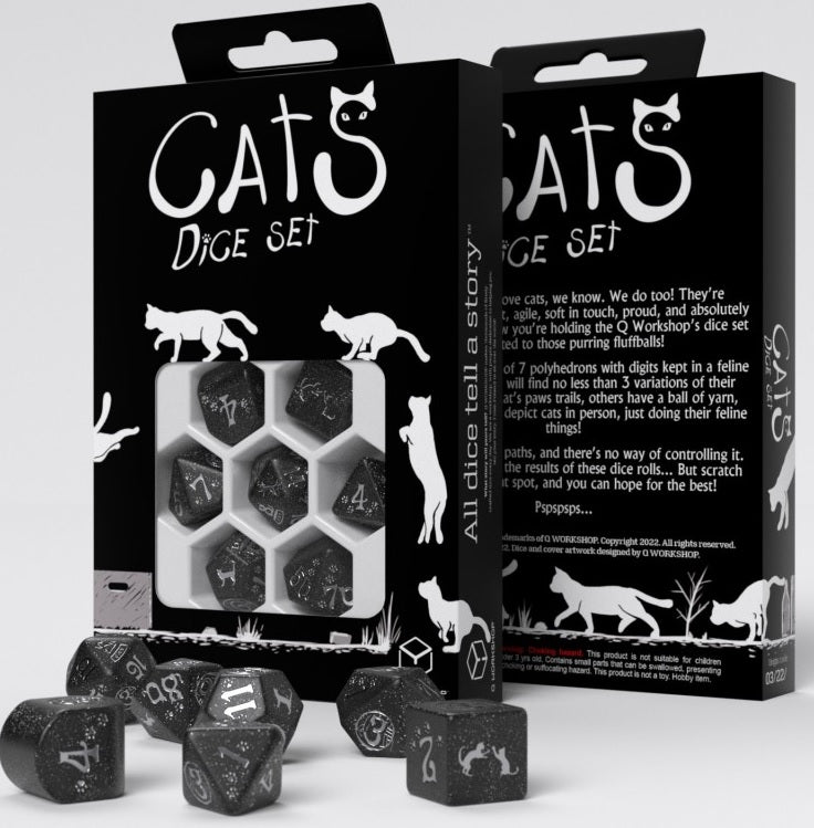 CATS MODERN DICE SET WAFFLE | Jack's On Queen
