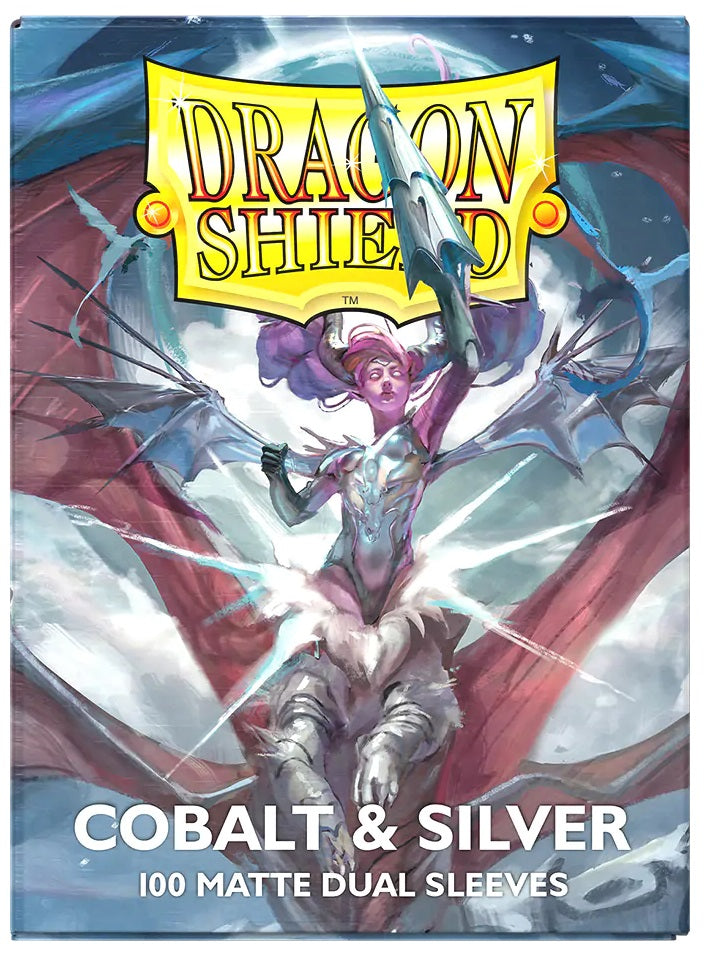 DRAGON SHIELD SLEEVES COBALT/SILVER | Jack's On Queen
