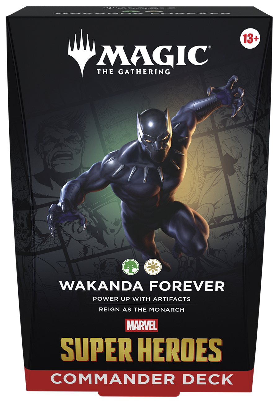 MTG MARVEL SUPER HEROES COMMANDER - WAKANDA FOREVER | Jack's On Queen