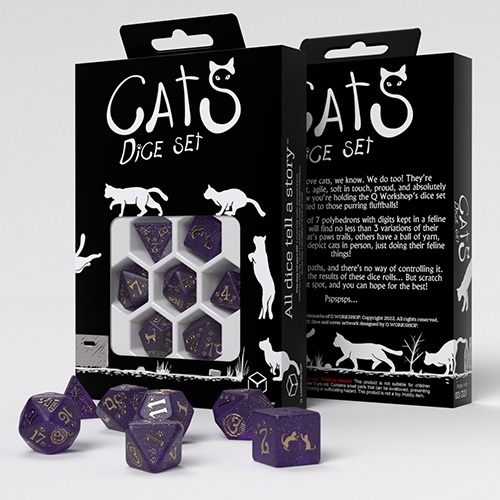 CATS DICE SET PURRITO | Jack's On Queen