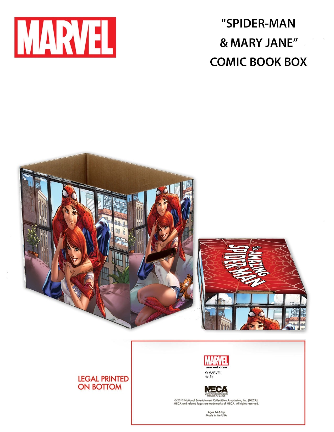 MARVEL SHORT COMIC BOX: SPIDER MAN AND MJ | Jack's On Queen