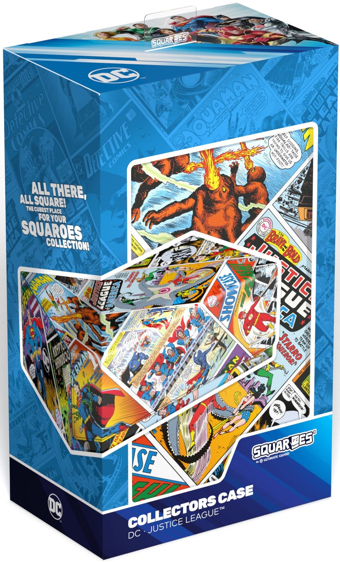 SQUAROES DC JUSTICE LEAGUE WV1 COLLECTORS CASE "VINTAGE COMICS" | Jack's On Queen