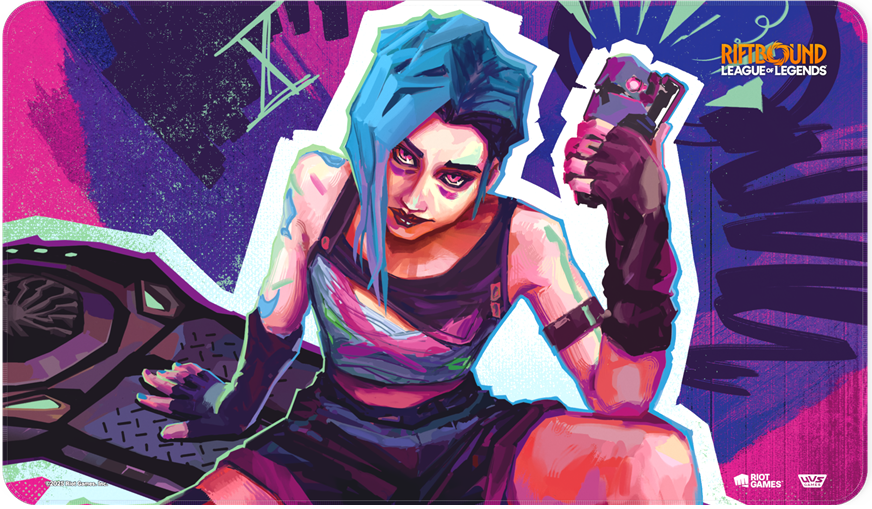 RIFTBOUND LEAGUE OF LEGENDS TCG ORIGINS PLAYMAT JINX | Jack's On Queen