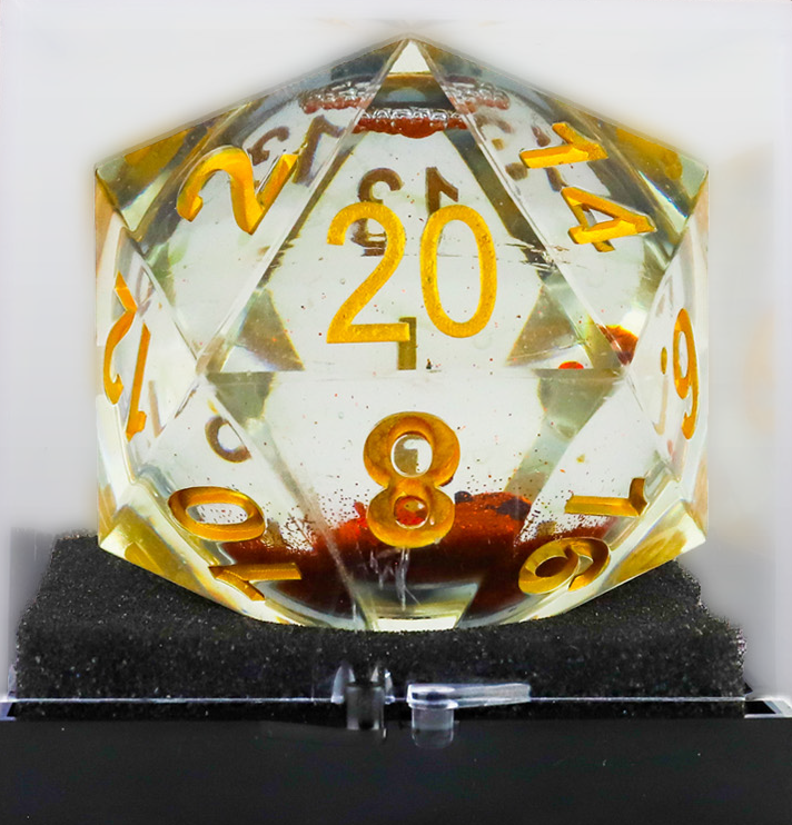 Sirius Dice D20 HALLOWEEN SNOWGLOBE 55MM | Jack's On Queen