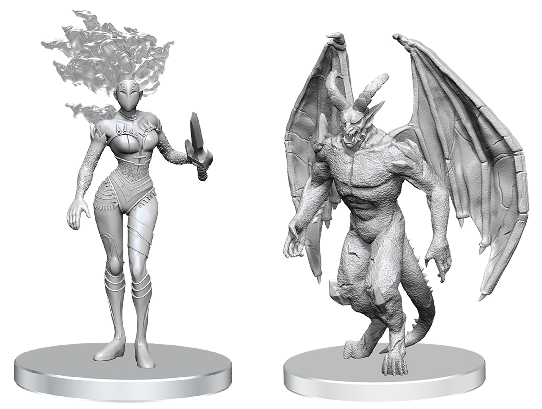 UNPAINTED MINIS WV27 GARGOYLE & SHAE | Jack's On Queen
