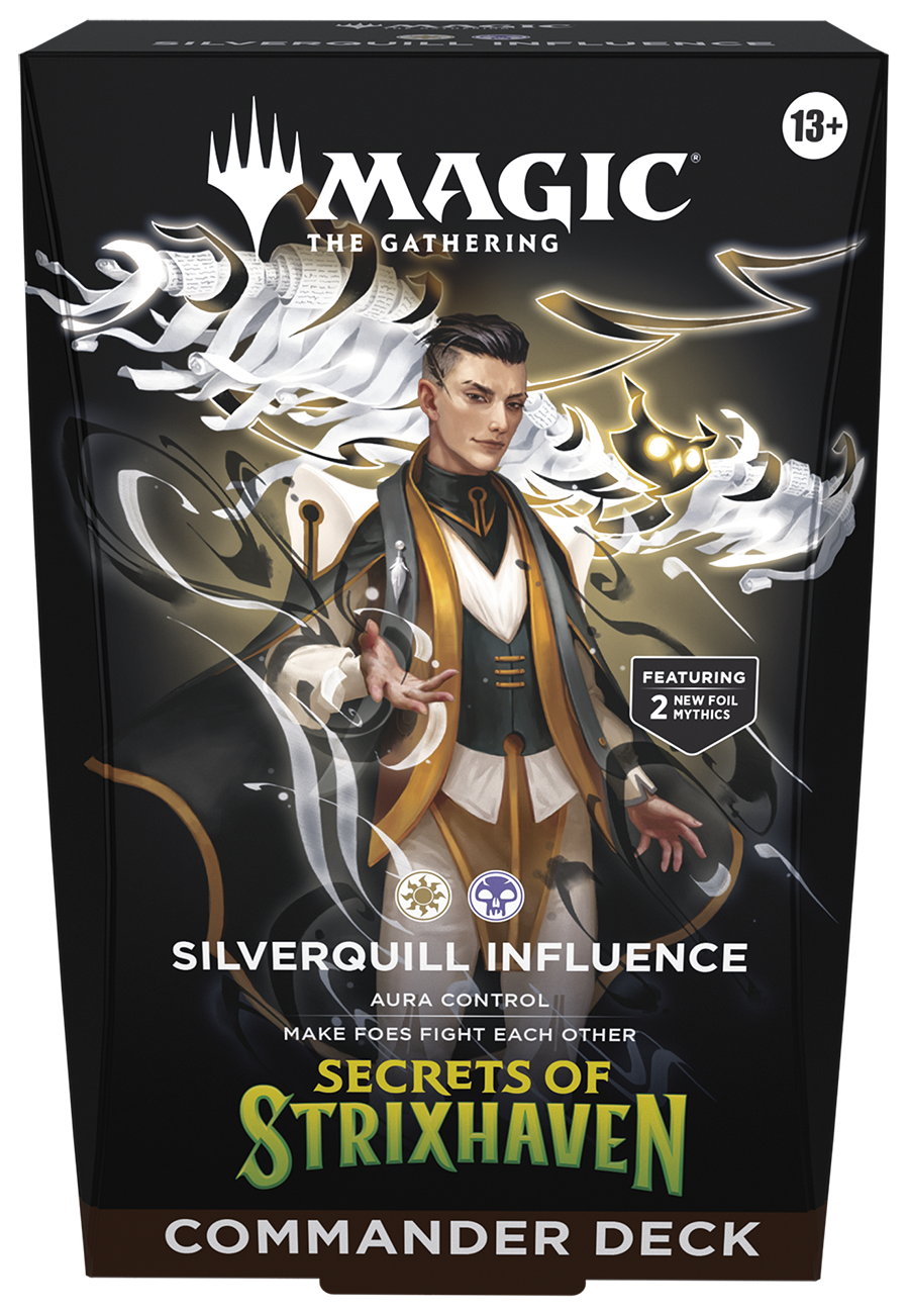 Magic: The Gathering® SECRETS OF STRIXHAVEN COMMANDER SILVERQUILL INFLUENCE | Jack's On Queen