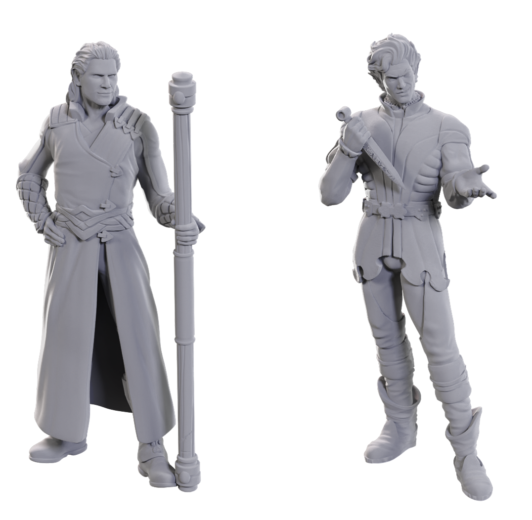 DND UNPAINTED MINIS SPECIAL EDITION BALDUR'S GATE 3 - GALE & ASTARION  - Preorder | Jack's On Queen