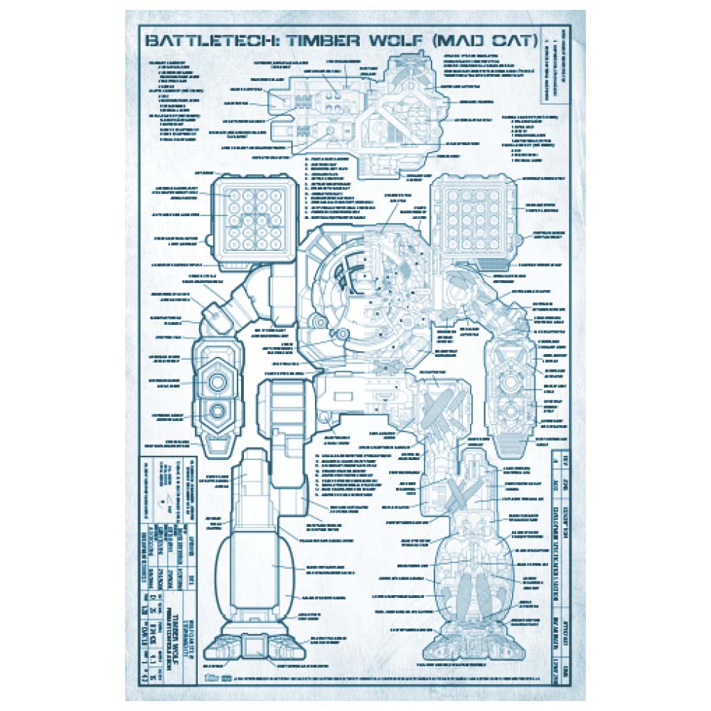 BATTLETECH TECHNICAL BLUEPRINTS | Jack's On Queen