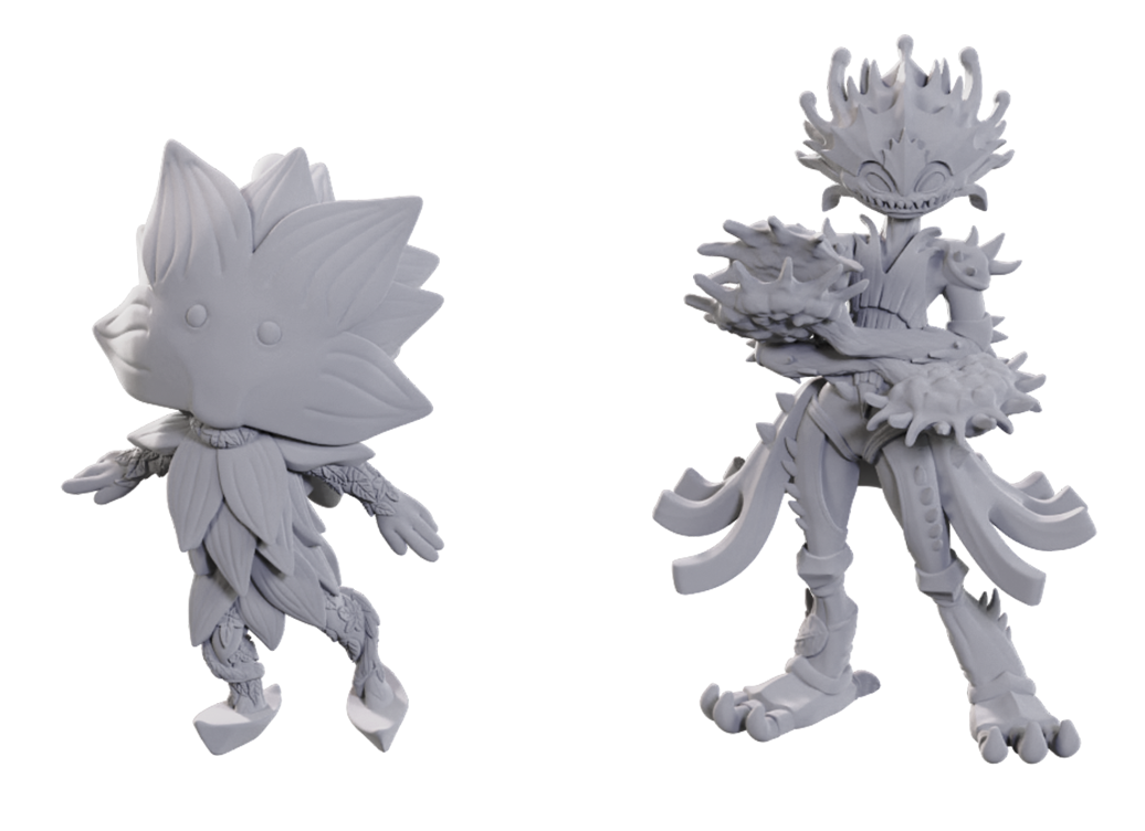 PF UNPAINTED MINIS WV25 LOTUS LESHY AND FLYTRAP LESHY | Jack's On Queen