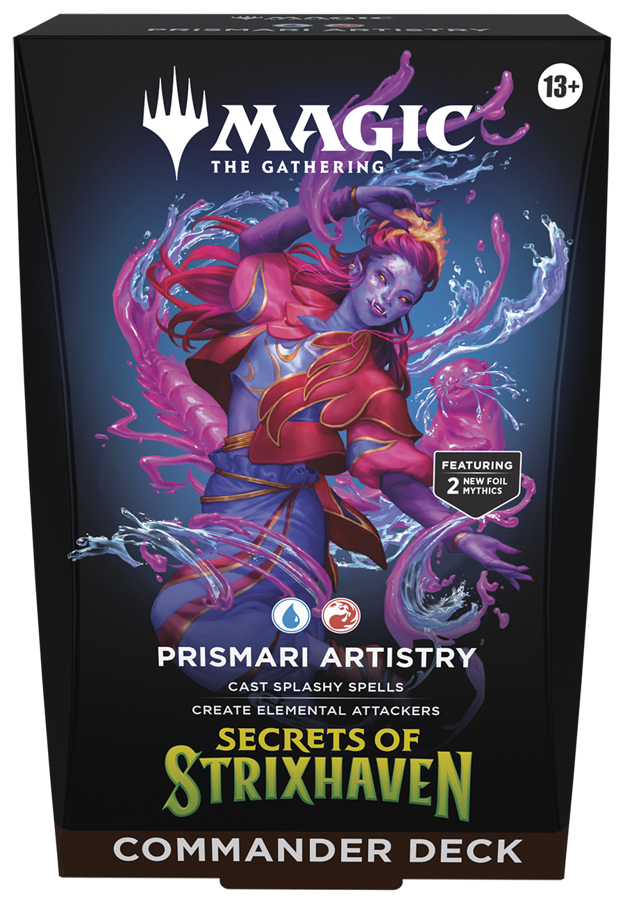 Magic: The Gathering® SECRETS OF STRIXHAVEN COMMANDER PRISMARI ARTISTRY | Jack's On Queen
