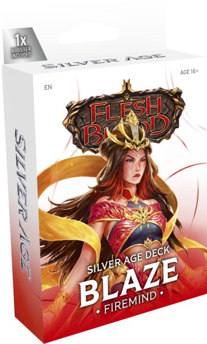 FLESH AND BLOOD SILVER AGE DECK CHAPTER (Blaze Firemind) | Jack's On Queen