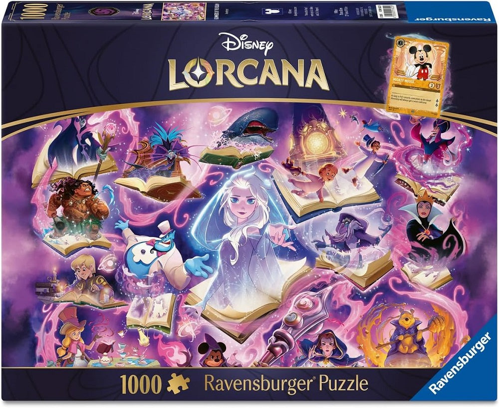 DISNEY LORCANA GLIMMERS OF THE REALM: AMETHYST 1000 PIECE PUZZLE | Jack's On Queen