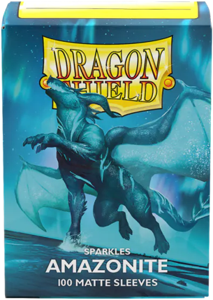 DRAGON SHIELD SLEEVES MATTE AMAZONITE 100CT | Jack's On Queen