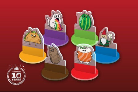 EXPLODING KITTENS THE BOARD GAME ACRYLIC MEEPLES | Jack's On Queen