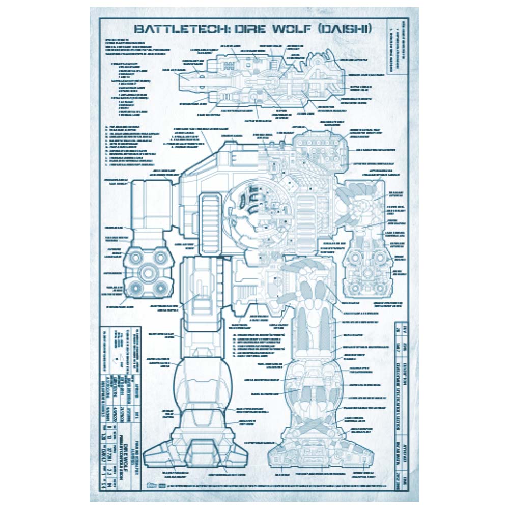 BATTLETECH TECHNICAL BLUEPRINTS | Jack's On Queen