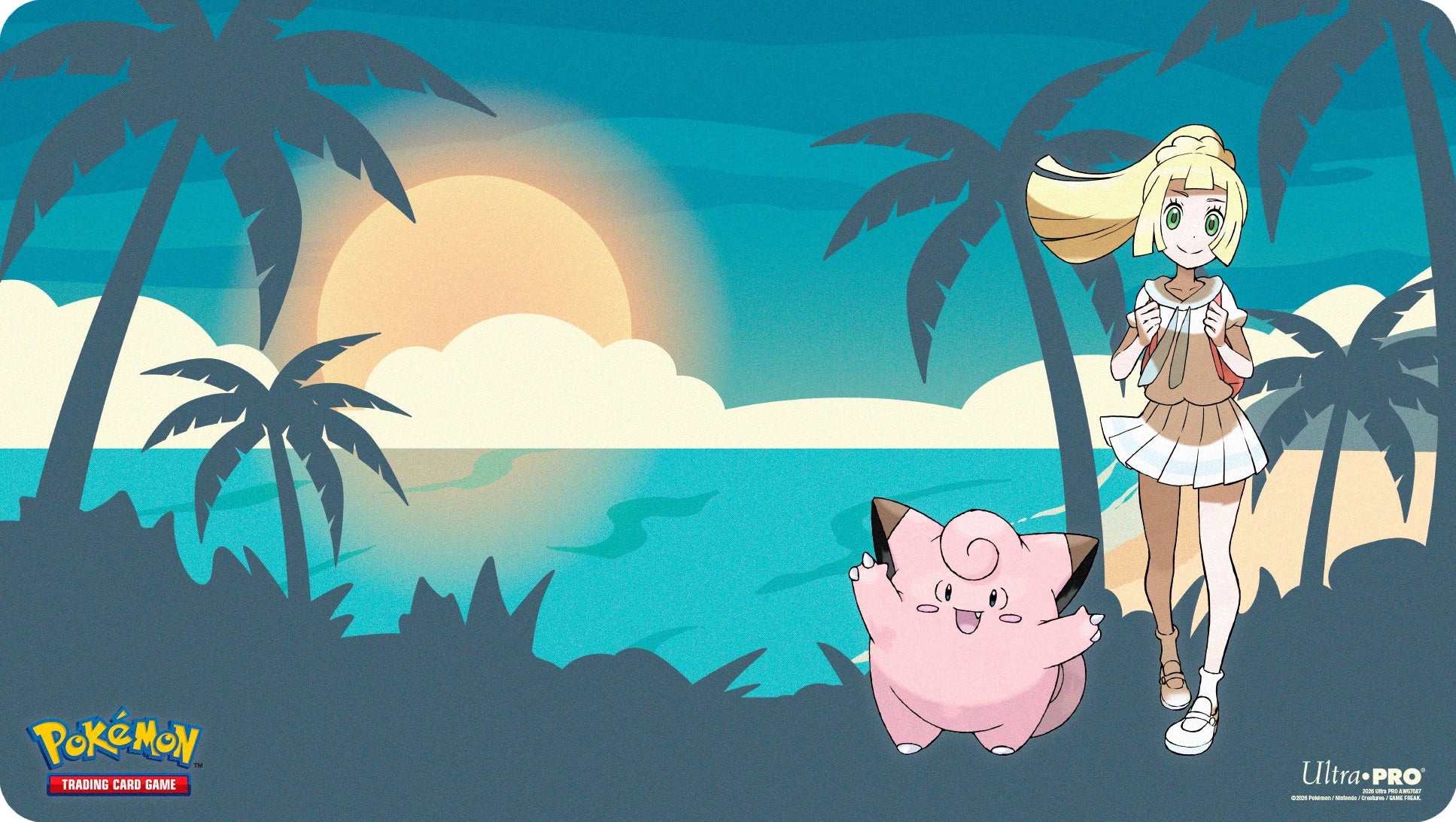 UP PLAYMAT LILLIE AND CLEFAIRY | Jack's On Queen