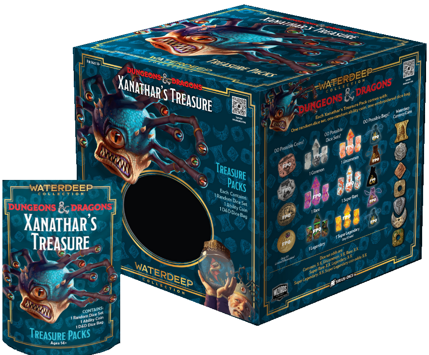 DND XANATHAR'S TREASURE PACKS 25CT DISPLAY PREORDER | Jack's On Queen