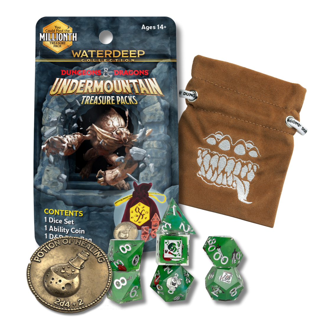 DND UNDERMOUNTAIN TREASURE PACKS | Jack's On Queen