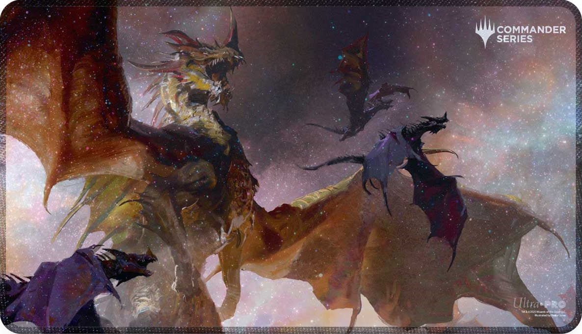 UP PLAYMAT MTG COMMANDER SERIES THREE COLOR WEDGE THE UR-DRAGON HOLOFOIL | Jack's On Queen