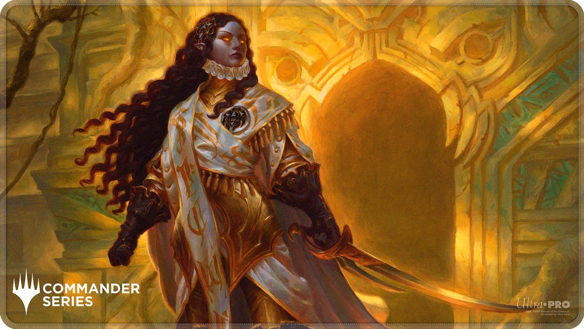 UP PLAYMAT MTG COMMANDER SERIES FAN VOTE 3 ELENDA THE DUSK ROSE STITCHED -Preorder | Jack's On Queen