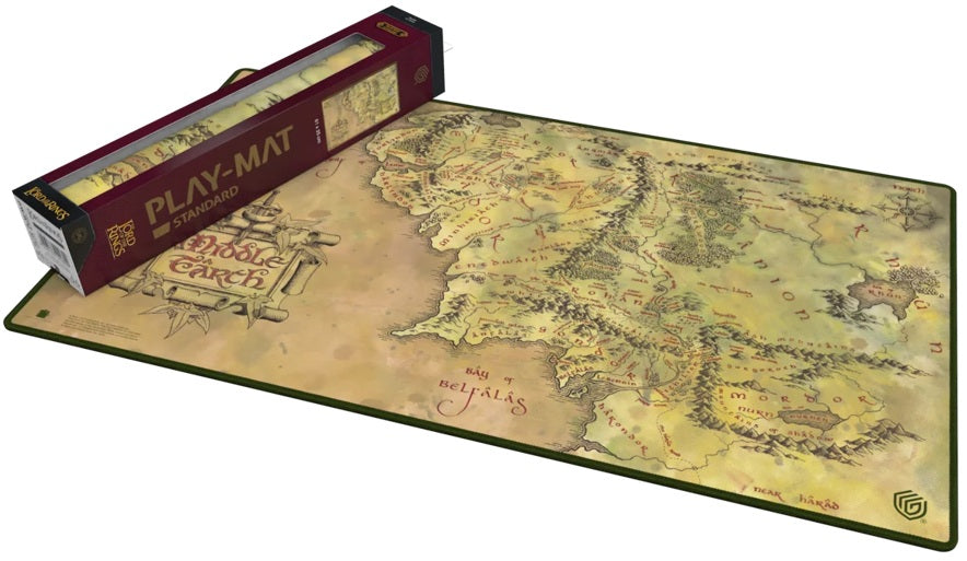 UG PLAYMAT LOTR PLACES OF MIDDLE EARTH | Jack's On Queen