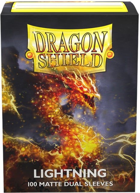 DRAGON SHIELD SLEEVES DUAL MATTE LIGHTNING 100CT | Jack's On Queen