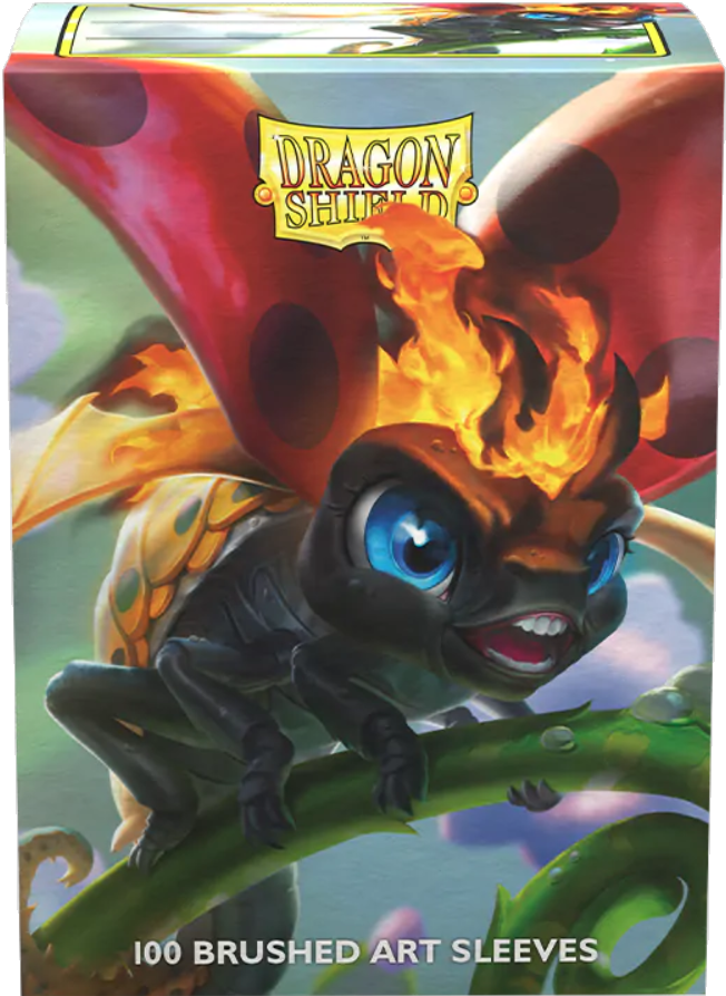 DRAGON SHIELD SLEEVES BRUSHED ART THE BURNBUG 100CT | Jack's On Queen