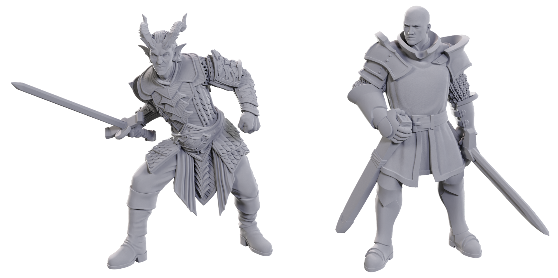 DND UNPAINTED MINIS SPECIAL EDITION BALDUR'S GATE 3 - ULDER RAVENGARD & ZEVLOR  - Preorder | Jack's On Queen