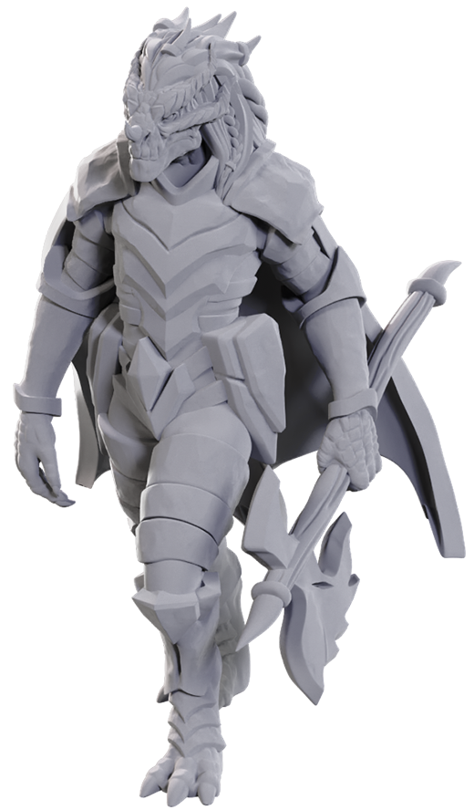 DND UNPAINTED MINIS WV25 DRAGONBORN OF TIAMAT | Jack's On Queen