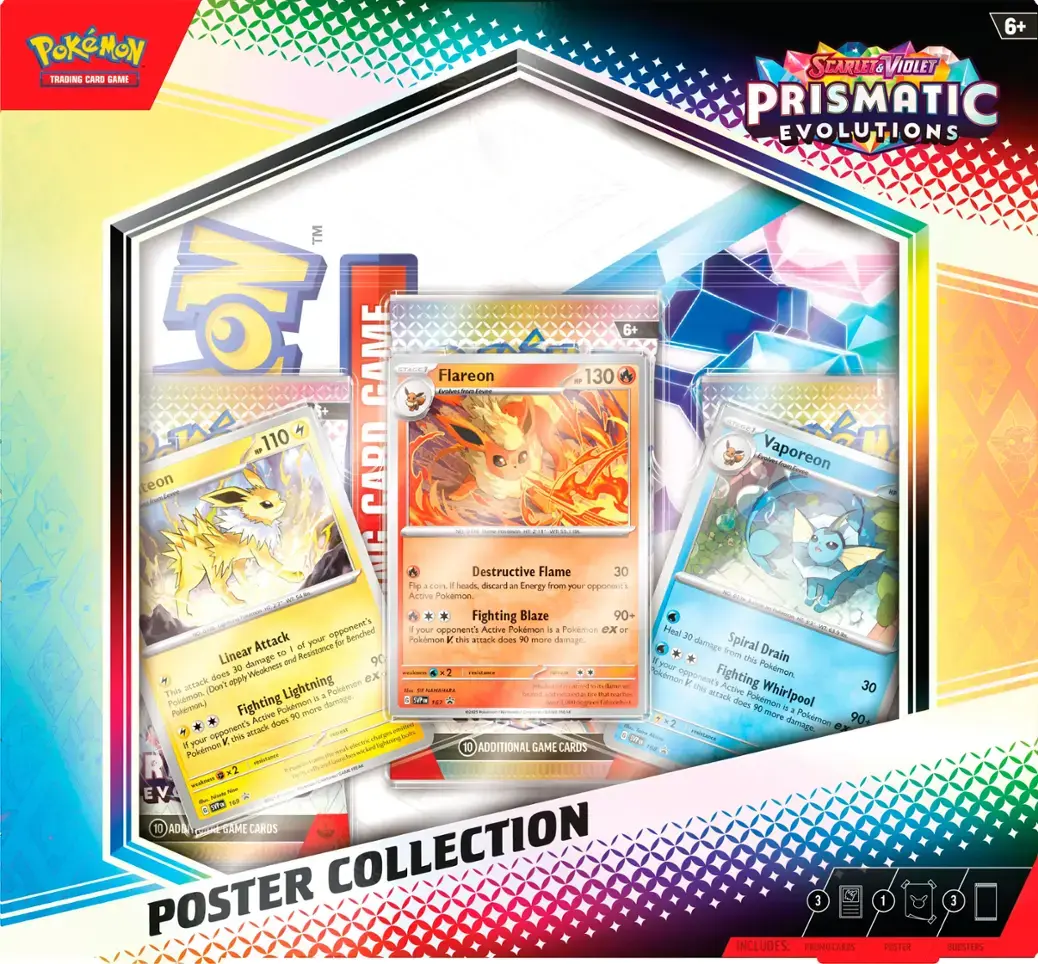 POKEMON SV8.5 PRISMATIC EVOLUTIONS POSTER COLLECTION | Jack's On Queen