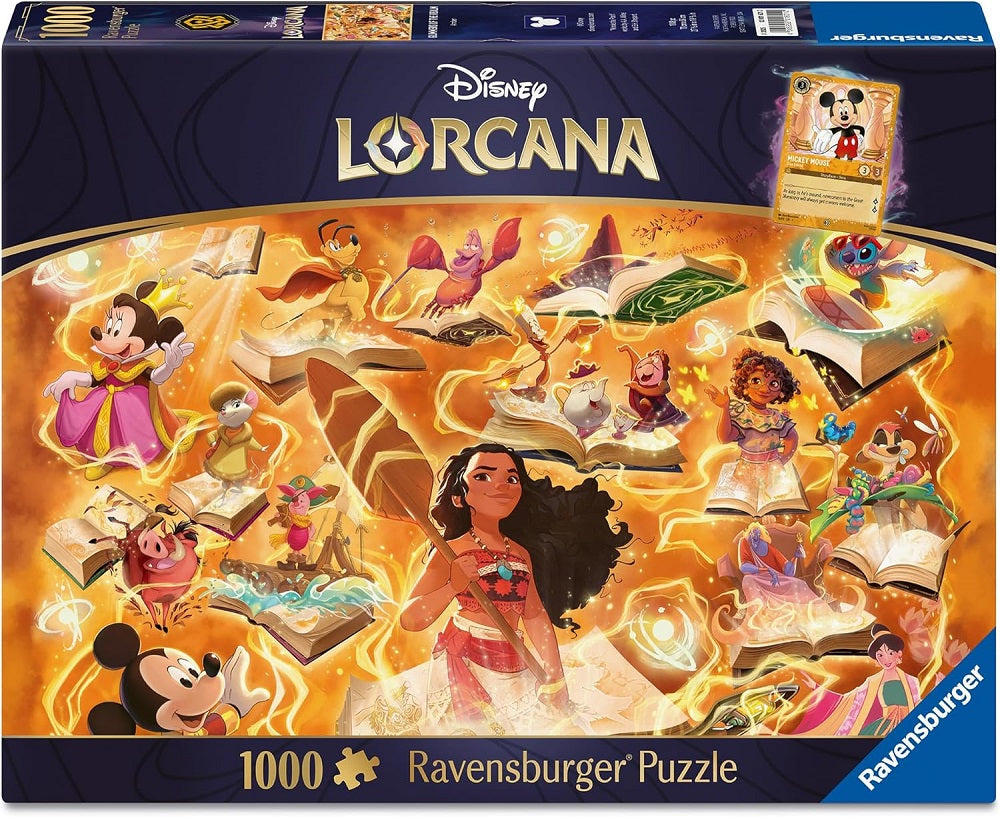 DISNEY LORCANA GLIMMERS OF THE REALM: AMBER 1000 PIECE PUZZLE | Jack's On Queen