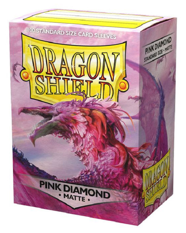 Dragon Shield Standard Matte Pink Diamond ‘Flor’ – (100ct) | Jack's On Queen