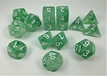 SET OF 15 DICE: POLYHEDRAL DRYAD'S GROVE | Jack's On Queen