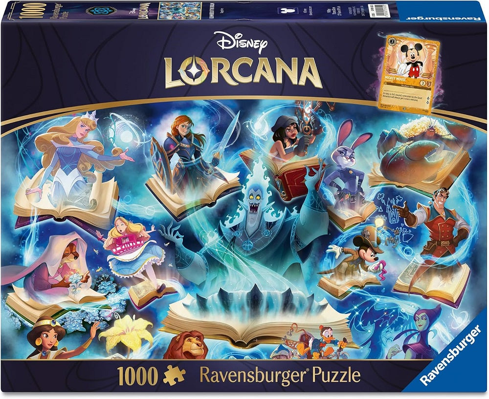 DISNEY LORCANA GLIMMERS OF THE REALM: SAPPHIRE 1000 PIECE PUZZLE | Jack's On Queen