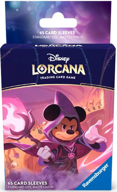DISNEY LORCANA CARD SLEEVES SET 8 PACK A MICKEY | Jack's On Queen