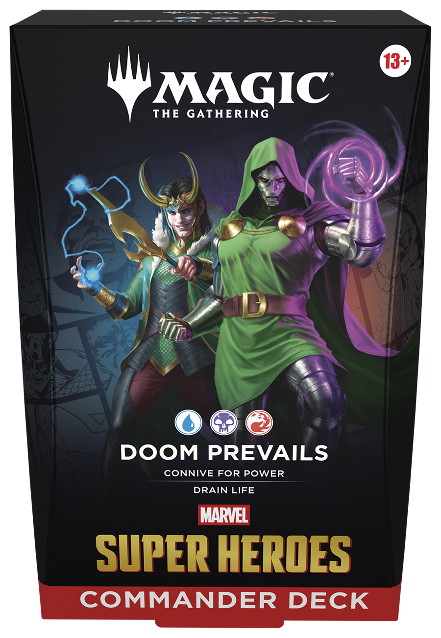 MTG MARVEL SUPER HEROES COMMANDER - DOOM PREVAILS | Jack's On Queen