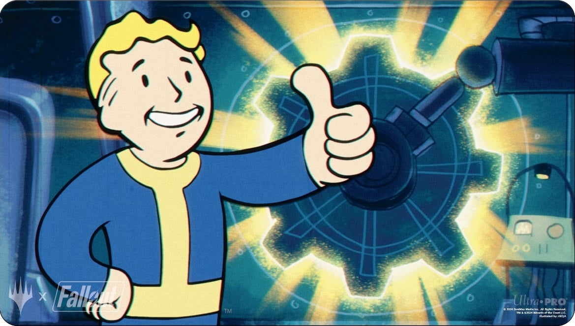 UP Fallout Vaultboy Playmat | Jack's On Queen