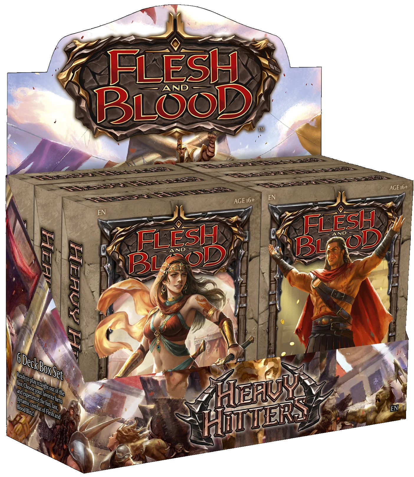 FLESH AND BLOOD HEAVY HITTERS BLITZ DECK CASE | Jack's On Queen