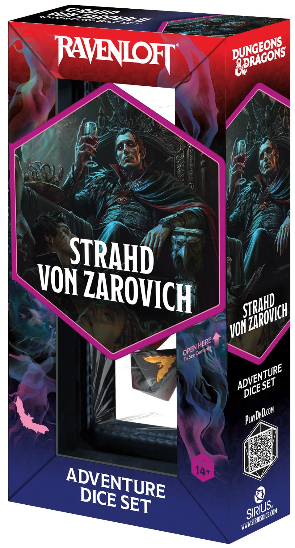 DND ADVENTURE DICE DARKLORD: STRAHD VON ZAROVICH 7-DIE SET | Jack's On Queen