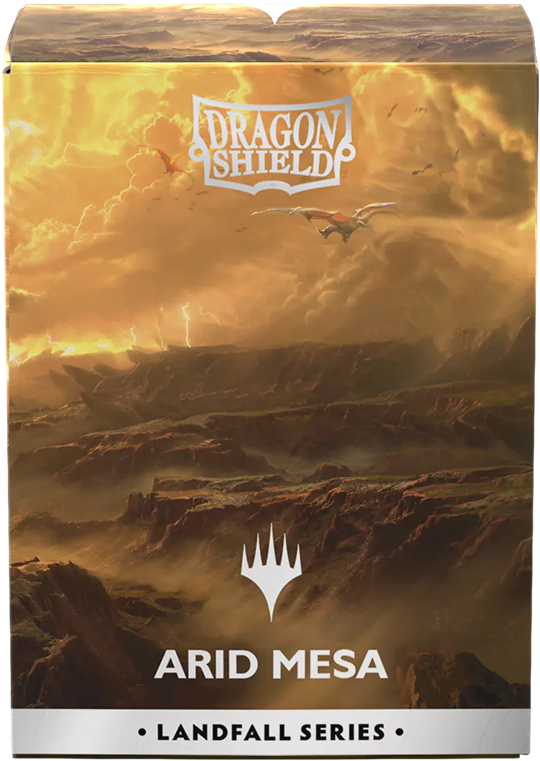 DRAGON SHIELD MAGIC THE GATHERING LANDFALL SERIES ARID MESA | Jack's On Queen