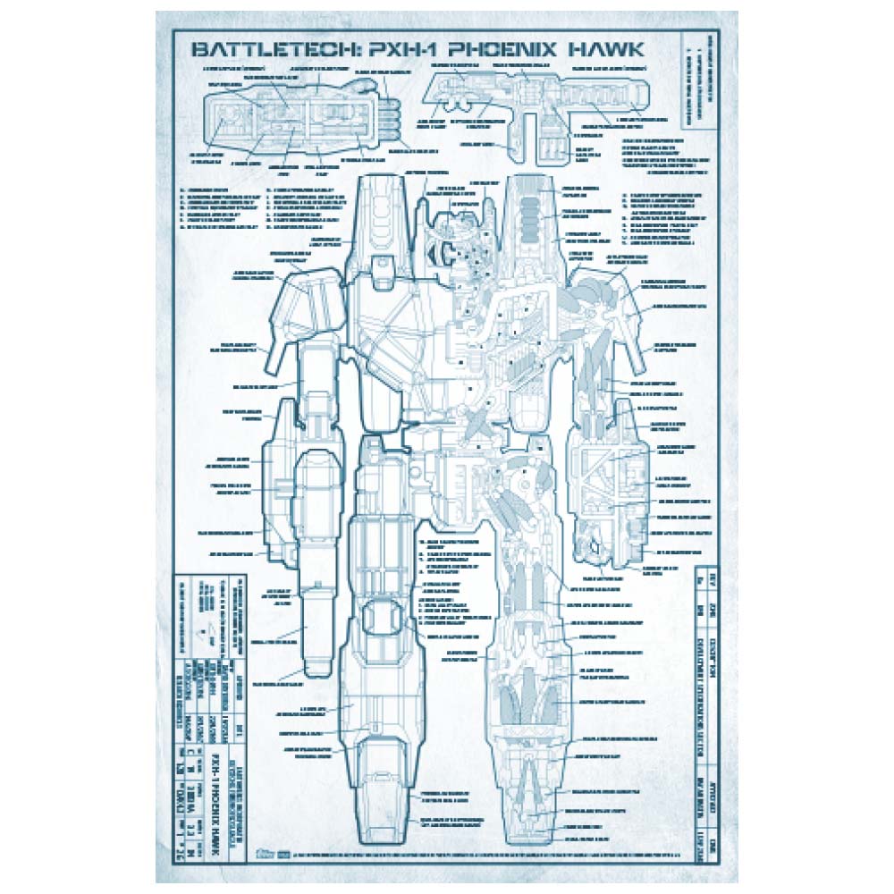 BATTLETECH TECHNICAL BLUEPRINTS | Jack's On Queen