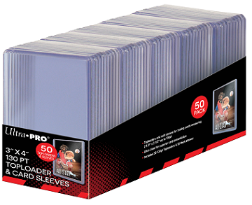 UP TOPLOAD 3X4 SUPER THICK 130PT W/ SLEEVES 50CT | Jack's On Queen