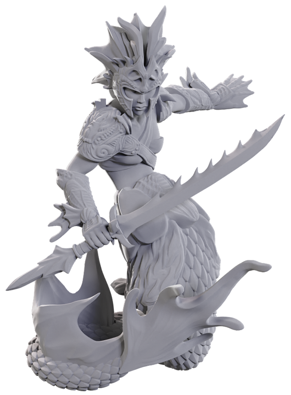 DND UNPAINTED MINIS WV25 MERFOLK SCOUT | Jack's On Queen