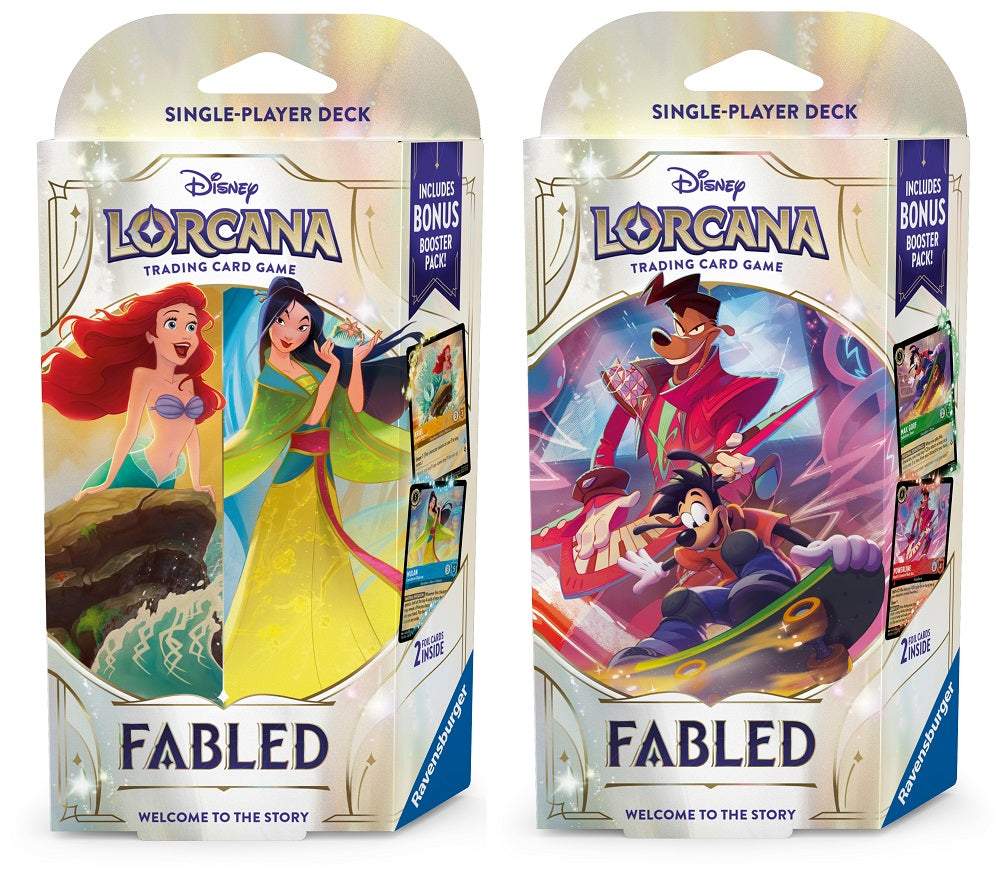 DISNEY LORCANA SET 9 FABLED STARTER ASSORTMENT | Jack's On Queen