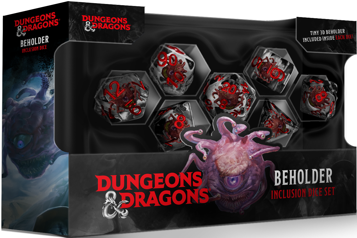 DND BEHOLDER RESIN DICE SET - Preorder | Jack's On Queen