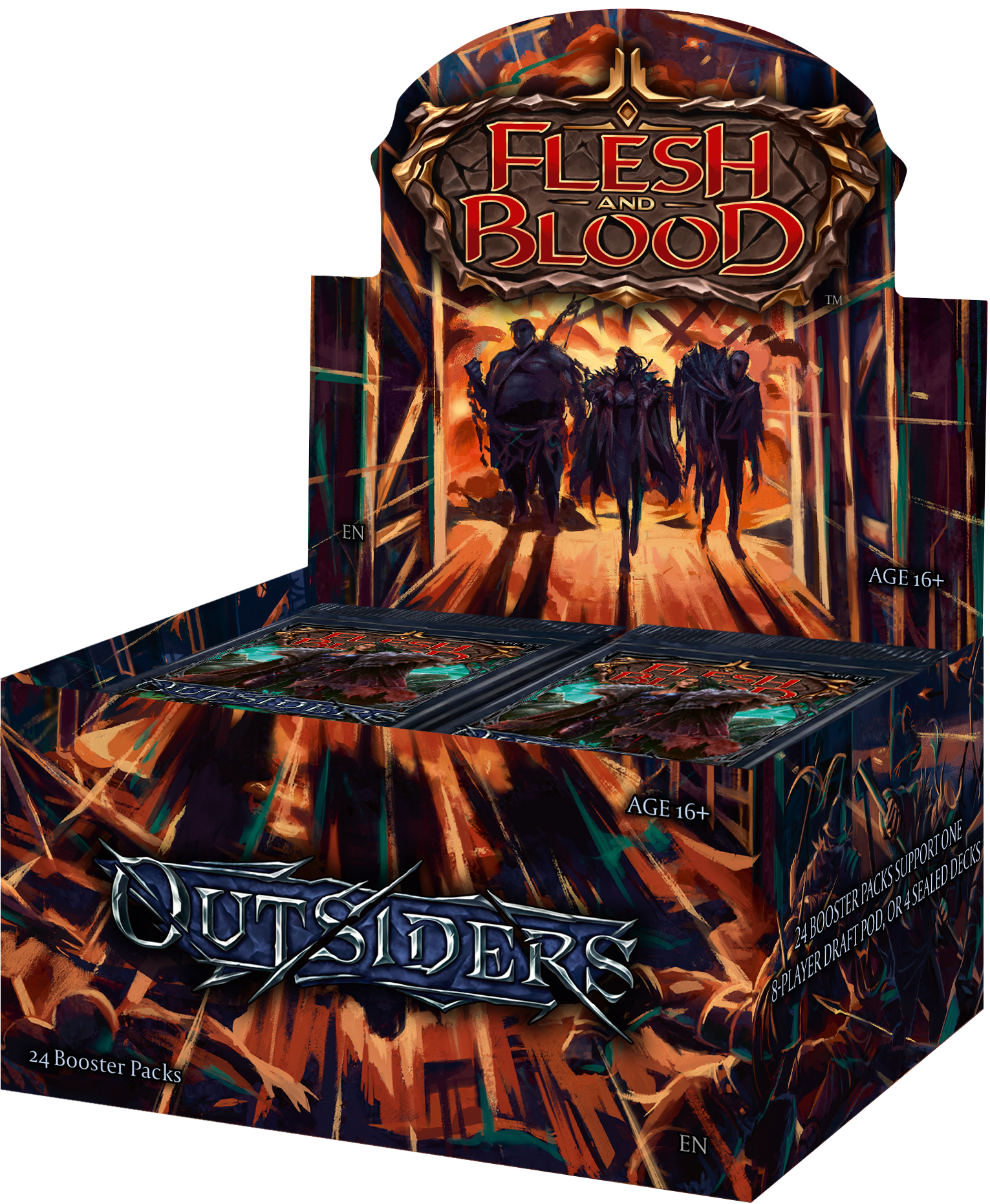 FLESH AND BLOOD OUTSIDERS BOOSTERS Packs | Jack's On Queen